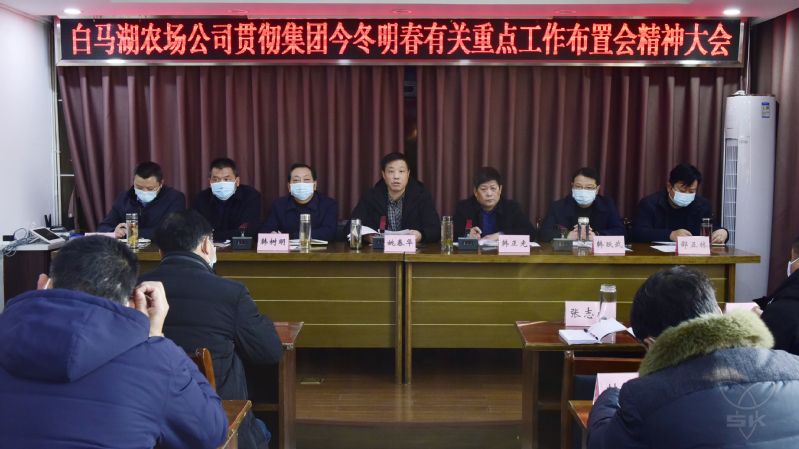 农场公司认真传达贯彻集团今冬明春有关重点工作布置会精